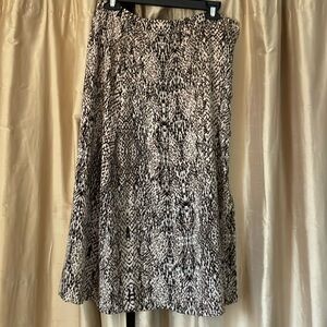 Midi Skirt - Snakeskin print from Lulus